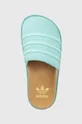 turquoise adidas slippers Adimule Lea