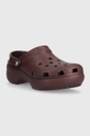 Pantofle Crocs 206750 burgundské