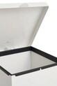 HAY cestino dei rifiuti Loop Bin- 26 L/26,5 x 31,5 x 57 cm AF170.F286.AB77 bianco AA00