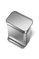 Kuchnia i bar Simplehuman kosz na śmieci Rectangular 55 L CW2023 szary
