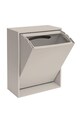 Kuchnia i bar ReCollector kosz na śmieci ścienny Recycling box 30 x 15 x 40 cm SORT15GR beżowy