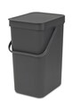 Brabantia kosz na śmieci Sort & Go 12 L 109805 szary AA00