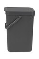 Kuchnia i bar Brabantia kosz na śmieci Sort & Go 12 L 109805 szary