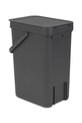 Brabantia kosz na śmieci Sort & Go 12 L szary 109805