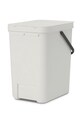 Kuchnia i bar Brabantia kosz na śmieci Sort & Go 25 L 214400 szary