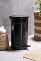 House Doctor kosz na śmieci z żelaza 48 x 25,5 cm 203230330 czarny AA00
