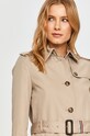 Trench kabát Tommy Hilfiger WW0WW24966 šedá