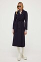 MAX&Co. cappotto in lana blu navy 40149523