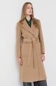 MAX&Co. płaszcz wełniany beżowy 40149723