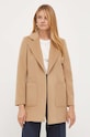 Vlnený kabát MAX&Co. béžová 40849923