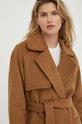 Vlnený kabát 2NDDAY Livia hnedá 2000132513