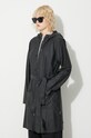 Rains palton de ploaie Curve Jacket negru 1206