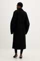 Odzież MMC STUDIO płaszcz wełniany z kaszmirem VESPERE.COAT czarny