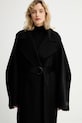 MMC STUDIO płaszcz wełniany VESPERE.COAT czarny AA00