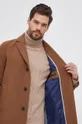 Vlnený kabát Selected Homme