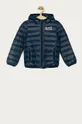 темно-синій Дитяча пухова куртка EA7 Emporio Armani Для хлопчиків