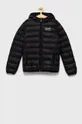 чёрный Детская пуховая куртка EA7 Emporio Armani Для мальчиков