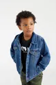 modra Otroška jeans jakna Levi's Fantovski