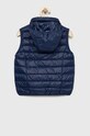 Băieți EA7 Emporio Armani vesta de puf pentru copii 8NBQ02.BN29Z bleumarin