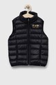 Детский пуховой безрукавник EA7 Emporio Armani с подкладкой чёрный 8NBQ02.BN29Z