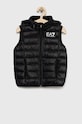 EA7 Emporio Armani bezrękawnik puchowy dziecięcy pozostałe czarny 8NBQ02.BN29Z