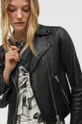 čierna AllSaints - Kožená bunda Dalby Biker
