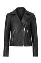 AllSaints - Koжено Яке Dalby Biker WL004N черен