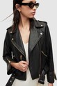 Kožená bunda AllSaints WL154W čierna AA00