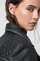 Δερμάτινο jacket AllSaints μαύρο