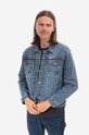 Хлопковая джинсовая куртка Guess Originals W2BXN2.D4ON2 голубой AA00