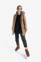 Пуховая куртка Woolrich Arctic High Collar Parka коричневый