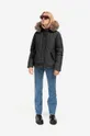 černá Péřová bunda Woolrich Polar High Collar Fur Parka CFWWOU0548FRUT000