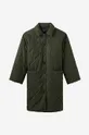 zöld A.P.C. rövid kabát Manteau Sarah