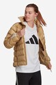 adidas geacă Itavic 3-Stripes Midweight fara gluga bej GQ2344