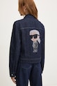 Одежда Джинсовая куртка Karl Lagerfeld 236W1408 тёмно-синий