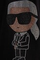 Džínová bunda Karl Lagerfeld 236W1408 černá
