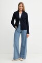 United Colors of Benetton cardigan din amestec de lână 1235D6934 bleumarin AA00