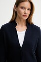 United Colors of Benetton cardigan din amestec de lână bleumarin 1235D6934
