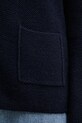 United Colors of Benetton cardigan din amestec de lână 1235D6934 bleumarin
