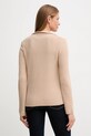 Odzież United Colors of Benetton kardigan z dodatkiem wełny 1235D6934 beżowy