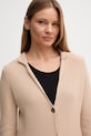 Кардиган с добавлением шерсти United Colors of Benetton бежевый 1235D6934