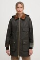 Куртка Barbour Highclere Wax Jacket с подкладкой зелёный LWX1262