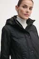 Μπουφάν Barbour Millfire Quilt μαύρο LQU0665