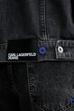 Karl Lagerfeld Jeans kurtka jeansowa bawełniana A3W14063 szary
