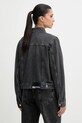 Odzież Karl Lagerfeld Jeans kurtka jeansowa bawełniana A3W14063 czarny