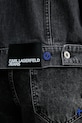 Karl Lagerfeld Jeans geaca de blugi din bumbac A3W14063 negru