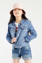 Levi's geacă din denim pentru copii necaptusit albastru 4E4388