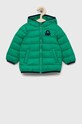 United Colors of Benetton geaca copii cu captuseala verde 2TWDGN016.P.NOS
