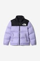 Детско пухено яке The North Face Youth 1996 Retro Nuptse с изолация виолетов NF0A4TIM