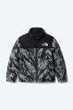 The North Face kurtka puchowa dziecięca Youth 1996 Retro Nuptse bez kaptura czarny NF0A4TIM